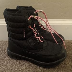 U.S. POLO ASSN. Girls Snow Boots Black Girls 10C